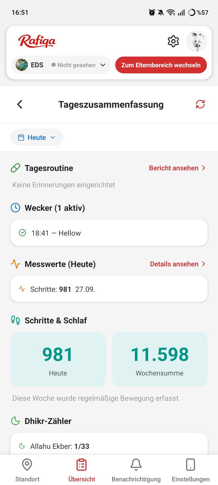 Für sie einrichten